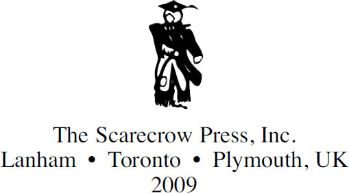 Published by Scarecrow Press Inc A wholly owned subsidiary of The Rowman - photo 1