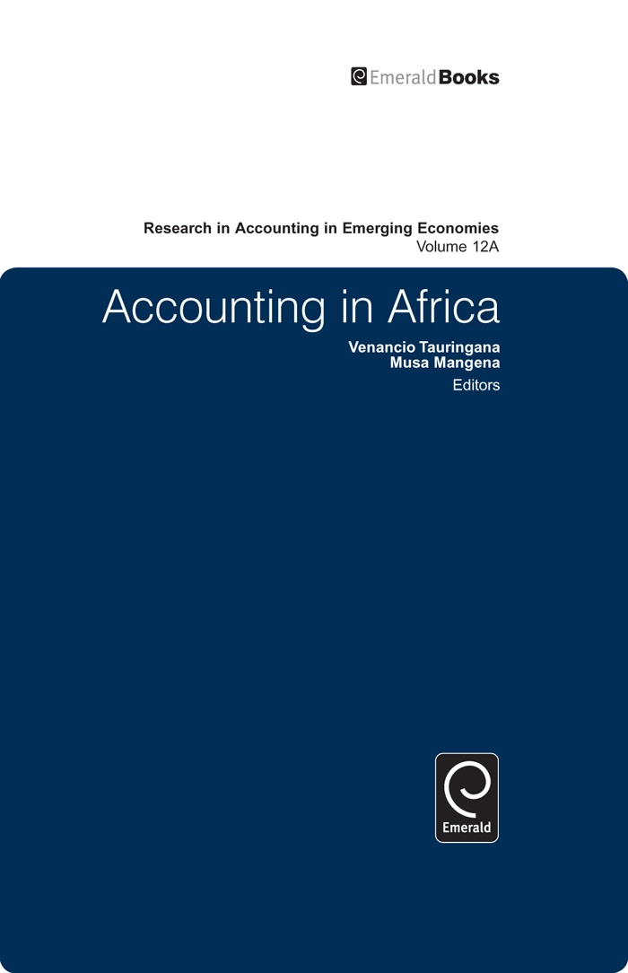 ACCOUNTING IN AFRICA RESEARCH IN ACCOUNTING IN EMERGING ECONOMIES Series - photo 1