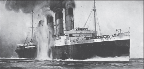 Image Credit Library of Congress This drawing depicts the Lusitania being - photo 6