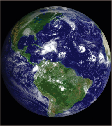 A satellite image taken on Sept 2 2008 shows storm systems left to right - photo 10