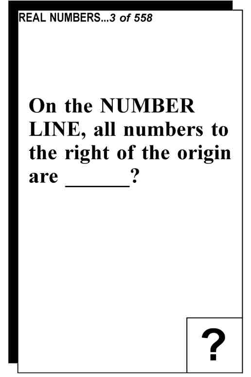 Accuplacer Test Prep Arithmetic Review - Exambusters Flash Cards - Workbook 1 of 3 Accuplacer Exam Study Guide - photo 6