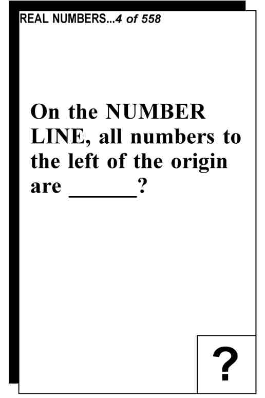 Accuplacer Test Prep Arithmetic Review - Exambusters Flash Cards - Workbook 1 of 3 Accuplacer Exam Study Guide - photo 8