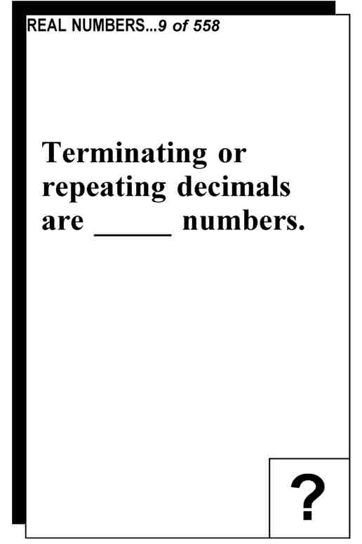 Accuplacer Test Prep Arithmetic Review - Exambusters Flash Cards - Workbook 1 of 3 Accuplacer Exam Study Guide - photo 18