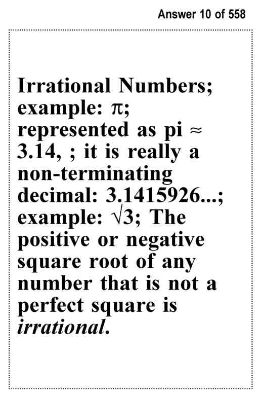 Accuplacer Test Prep Arithmetic Review - Exambusters Flash Cards - Workbook 1 of 3 Accuplacer Exam Study Guide - photo 21