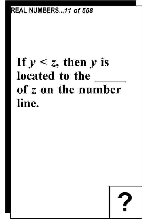 Accuplacer Test Prep Arithmetic Review - Exambusters Flash Cards - Workbook 1 of 3 Accuplacer Exam Study Guide - photo 22