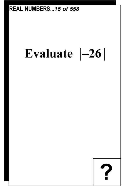 Accuplacer Test Prep Arithmetic Review - Exambusters Flash Cards - Workbook 1 of 3 Accuplacer Exam Study Guide - photo 30