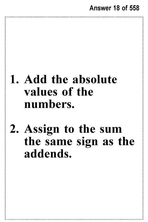 Accuplacer Test Prep Arithmetic Review - Exambusters Flash Cards - Workbook 1 of 3 Accuplacer Exam Study Guide - photo 37