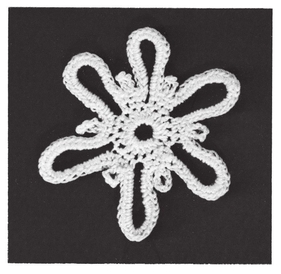 SNOWFLAKE 2 Approximately 3 diameter Materials DMC Cebelia 20 10 yds - photo 2