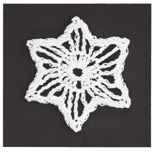 SNOWFLAKE 7 Approximately 2 diameter Materials DMC Cebelia 20 6 yds Size - photo 6