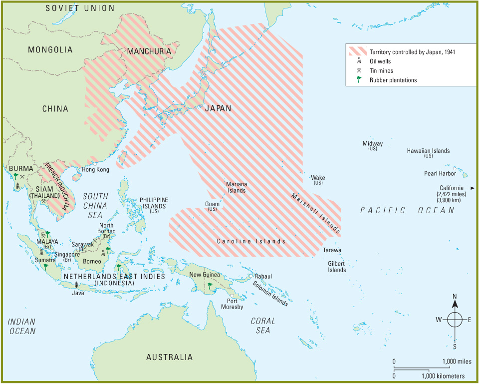 Japan Britain France the Netherlands and the United States held possessions - photo 4