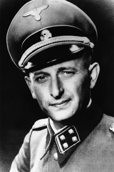 Adolf Eichmann in uniform during World War II Lieutenant Colonel Adolf - photo 6