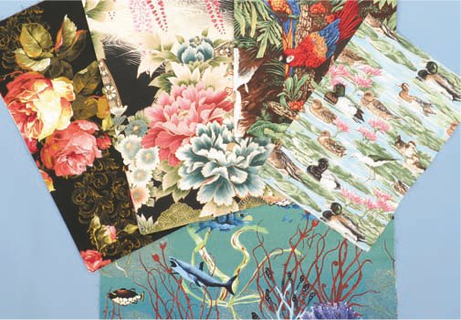 Examples of large-scale prints For the quilts in this book choose a focus - photo 4