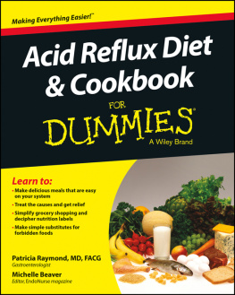 Patricia Raymond - Acid Reflux Diet and Cookbook For Dummies