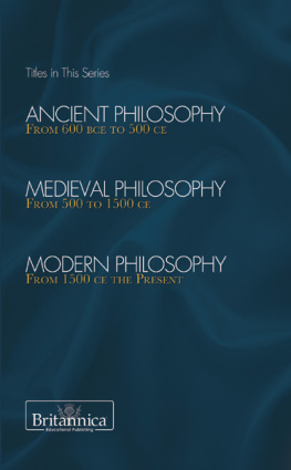 Britannica Educational Publishing - Medieval Philosophy. From 500 to 1500 CE