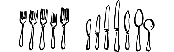 First of all lets get straight which fork or knife to use We like the - photo 10