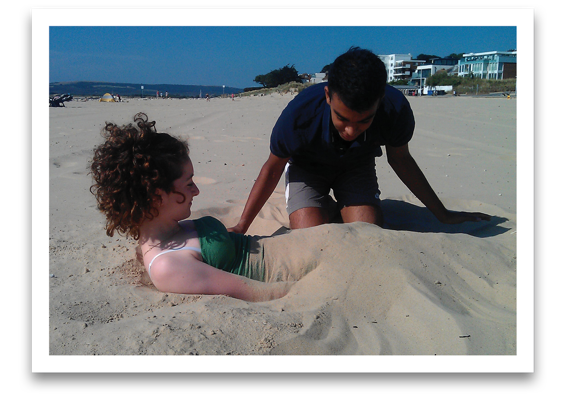 Martha immediately wanted to be buried in the sand she lay there as her - photo 2