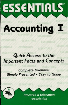 Duane Milano - Accounting I Essentials