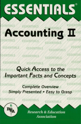 Duane Milano Accounting II Essentials