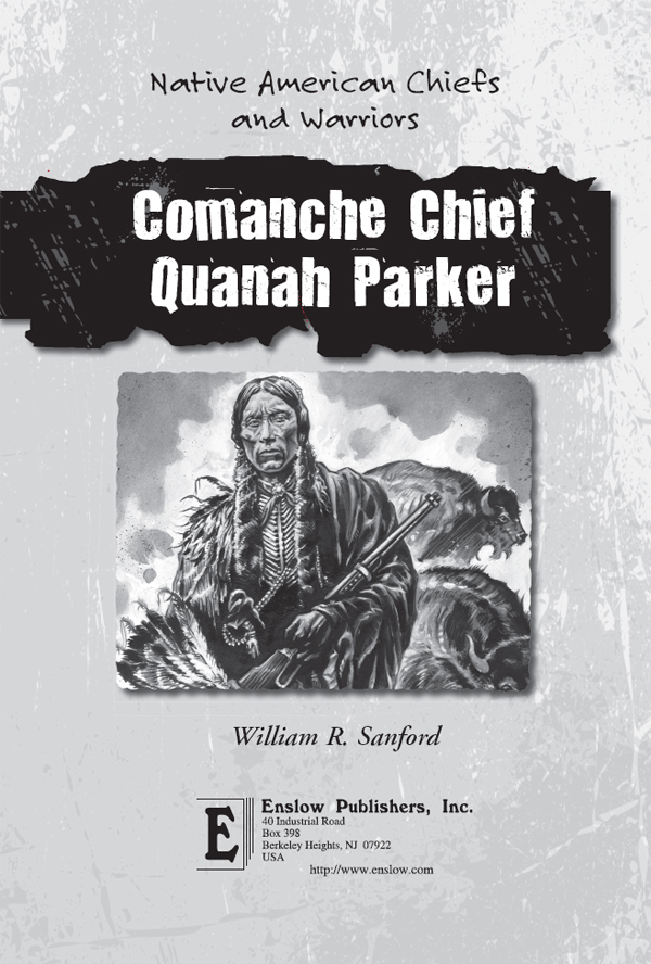 Comanche Chief Quanah Parker As white settlers moved onto the Great Plains - photo 1