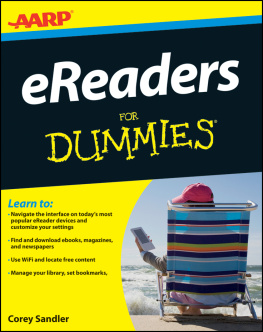 Corey Sandler - AARP eReaders For Dummies