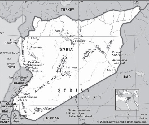 With a rather scant coastline along the Mediterranean Sea Syria shares borders - photo 2