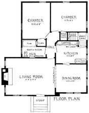 Design No 179 E NGLISH TYPE BUNGALOW The width across E the front is 30 - photo 2