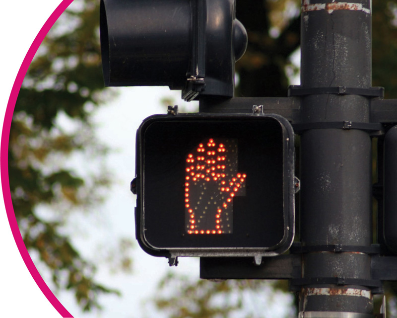 Always use a crosswalk to cross the street Get off your bicycle and walk it - photo 9