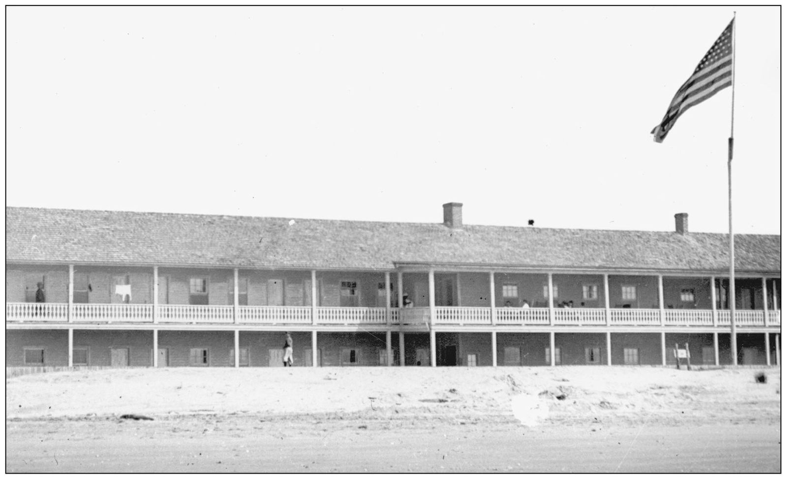 The clubhouse at Wallops was a rambling two-story frame building Accessory - photo 3