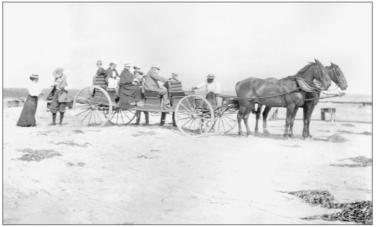 Guests at the Wallops Island Club traveled by the dune buggy of their time The - photo 4