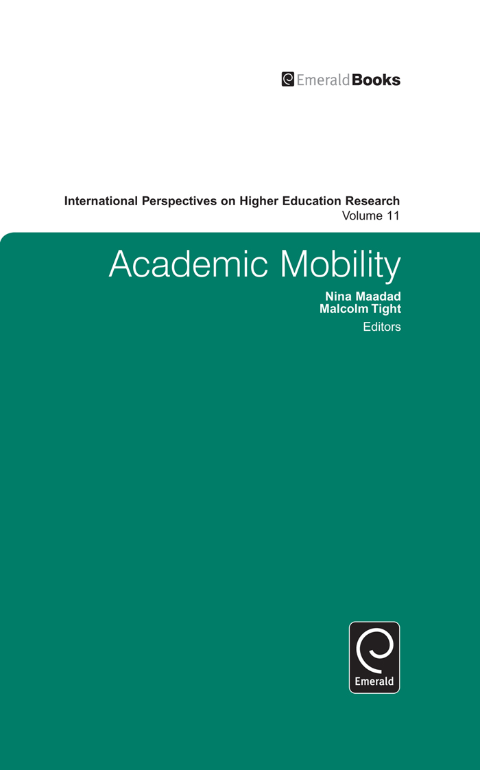 ACADEMIC MOBILITY INTERNATIONAL PERSPECTIVES ON HIGHER EDUCATION RESEARCH - photo 1