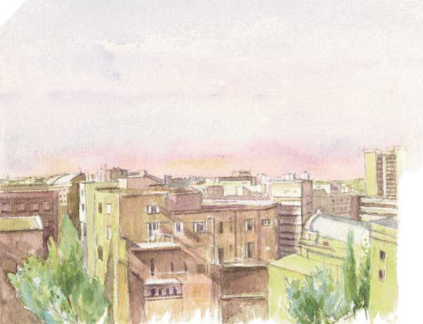 CITY ROOFTOPS Although composed of subtle earths and neutral colours the - photo 8