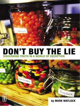 Mark Matlock - Dont Buy the Lie