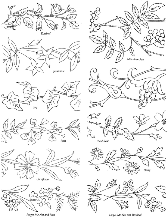 400 Floral Motifs for Designers Needleworkers and Craftspeople - photo 8