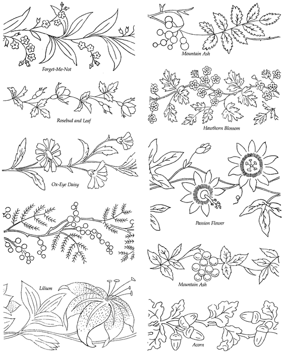 400 Floral Motifs for Designers Needleworkers and Craftspeople - photo 9