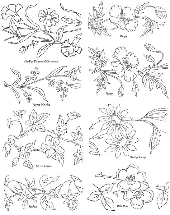 400 Floral Motifs for Designers Needleworkers and Craftspeople - photo 19