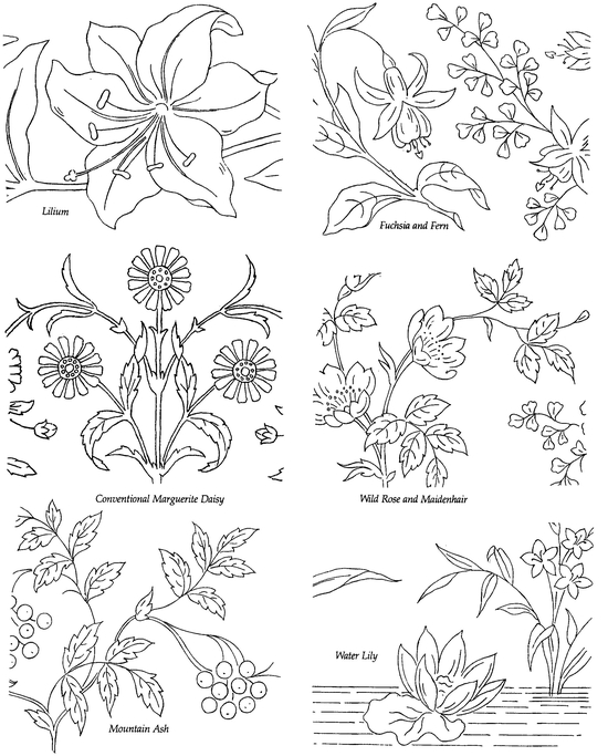 400 Floral Motifs for Designers Needleworkers and Craftspeople - photo 20