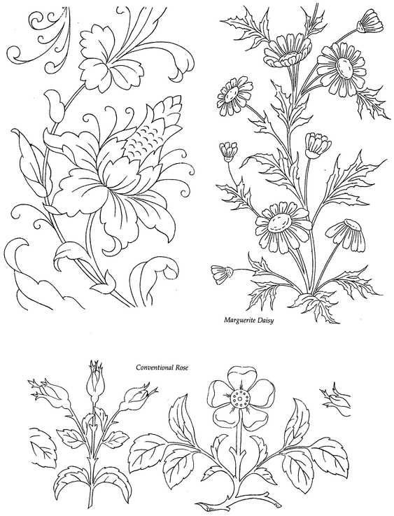 400 Floral Motifs for Designers Needleworkers and Craftspeople - photo 24