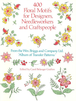 Briggs 400 Floral Motifs for Designers, Needleworkers and Craftspeople