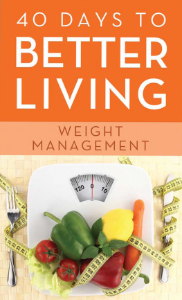 Scott Morris 40 Days to Better Living—Weight Management