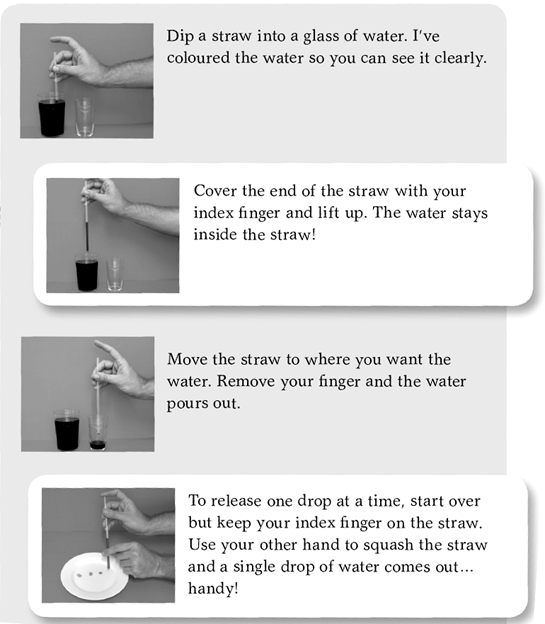 Whats going on Air pressure combined with the surface tension of water make - photo 4