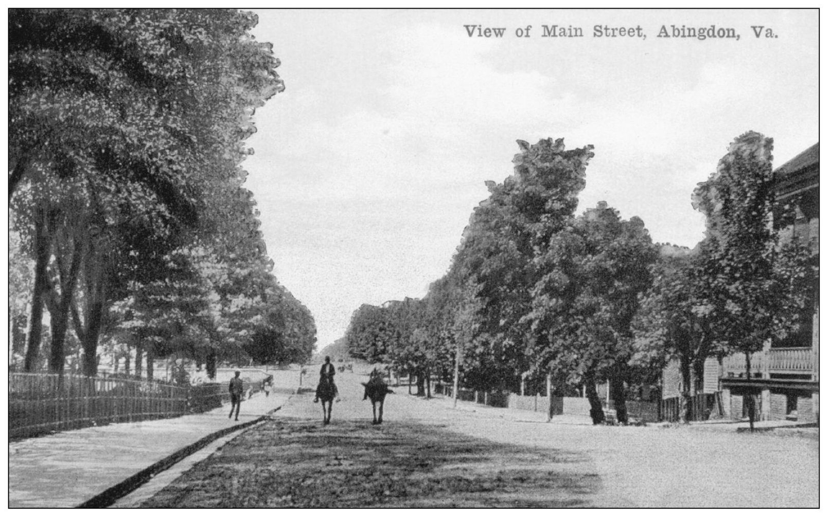 A PEACEFUL MAIN STREET C 1900 This postcard from the early 1900s shows - photo 3