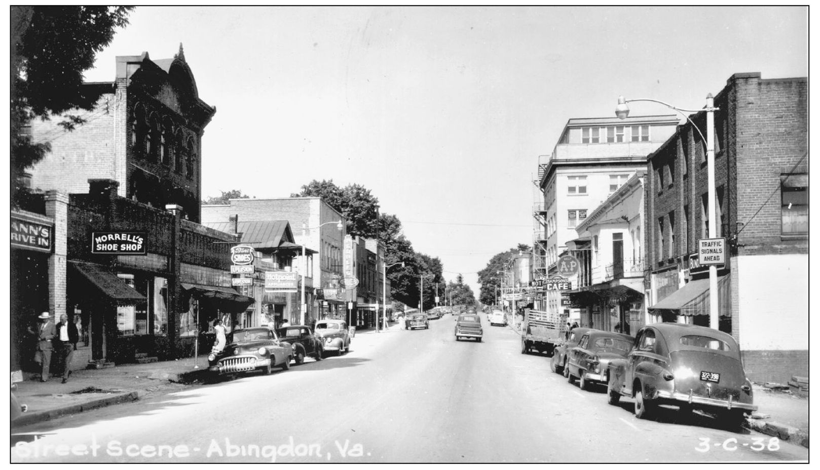 THE BELMONT HOTEL AND COMMERCIAL AREA ALONG WEST MAIN STREET IN 1950 This - photo 7