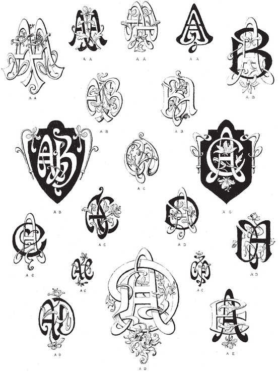 990 Art Nouveau Monograms - photo 2