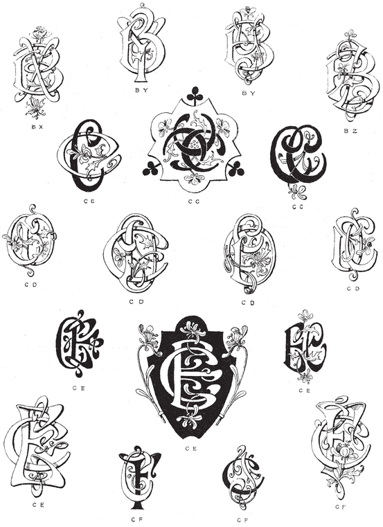 990 Art Nouveau Monograms - photo 12