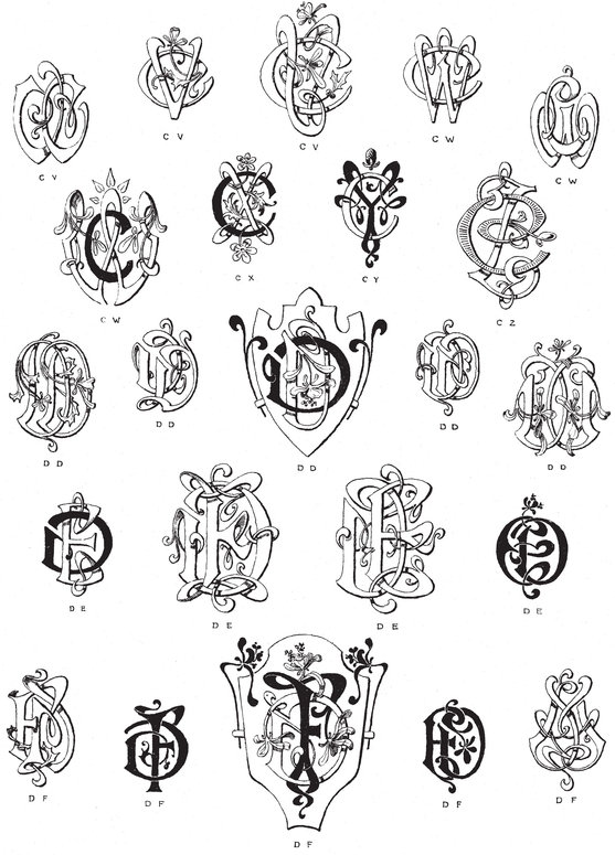 990 Art Nouveau Monograms - photo 16