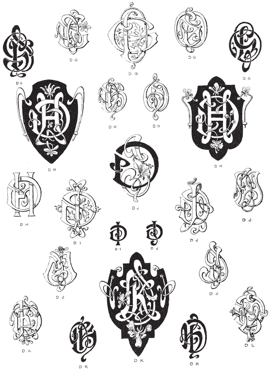 990 Art Nouveau Monograms - photo 17