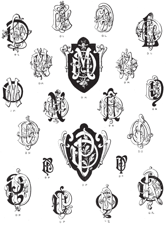 990 Art Nouveau Monograms - photo 18