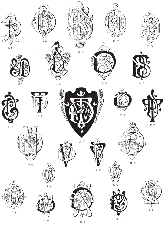 990 Art Nouveau Monograms - photo 19