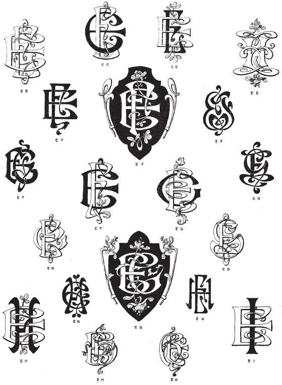 990 Art Nouveau Monograms - photo 20