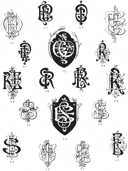 990 Art Nouveau Monograms - photo 22